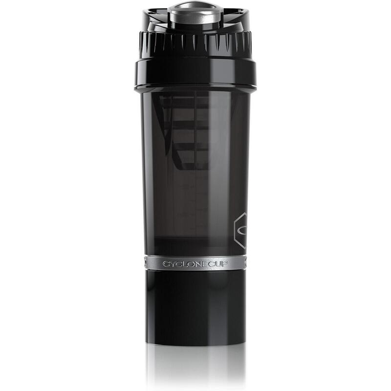 New Protein Shaker Cyclone Cup Schwarz 650 ml Schwarz