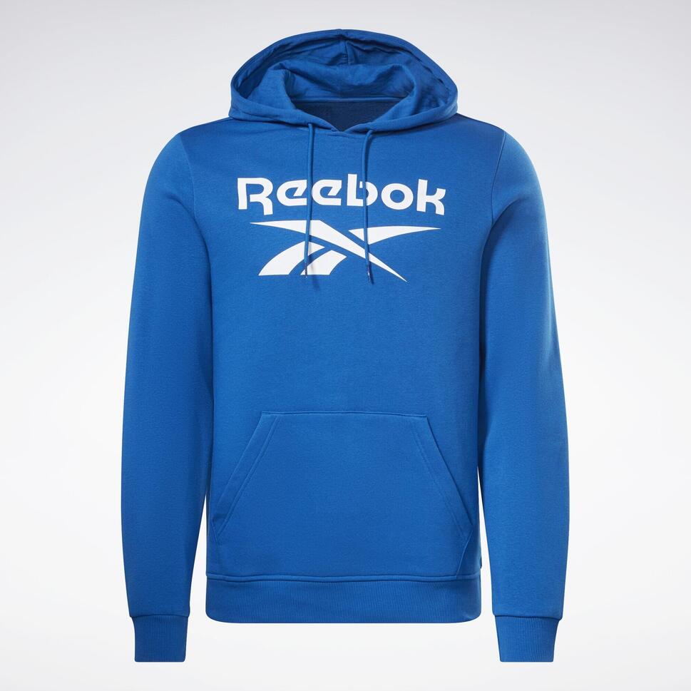 BLUZA dresowa męska REEBOK z kapturem bawełna kangurka