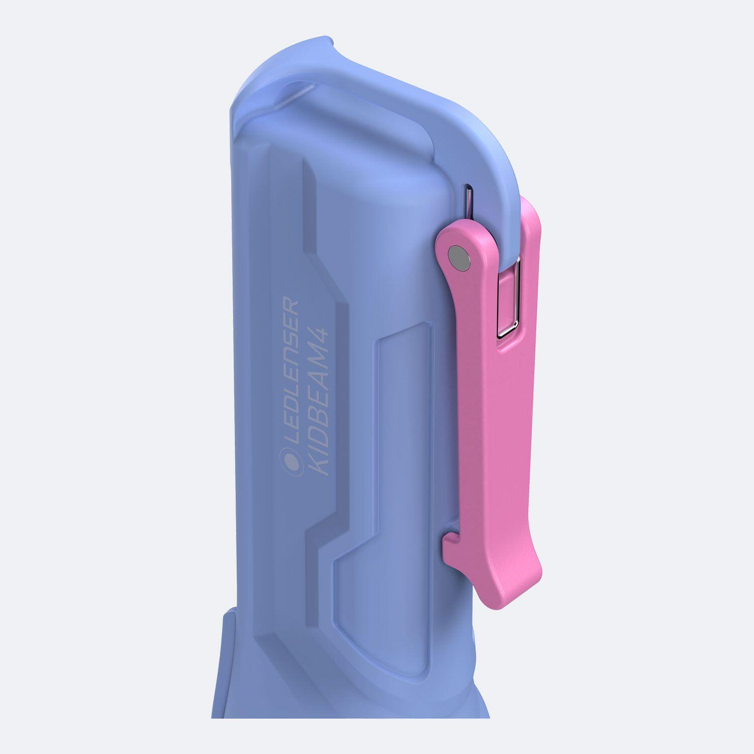 KidBEAM4 Kids' Camping Torch x2 AAA, 4 LED Colours, Lightweight, Inc Pocket Clip 3/7