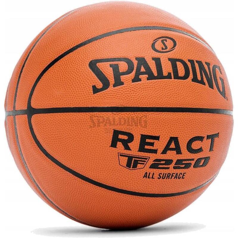 Piłka do koszykówki męska Spalding React TF-250 Indoor Outdoor