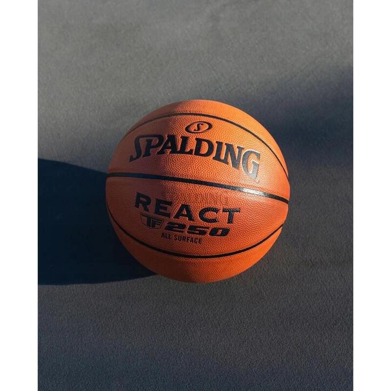 Piłka do koszykówki dla dzieci Spalding React TF-250 Indoor Outdoor rozmiar 5
