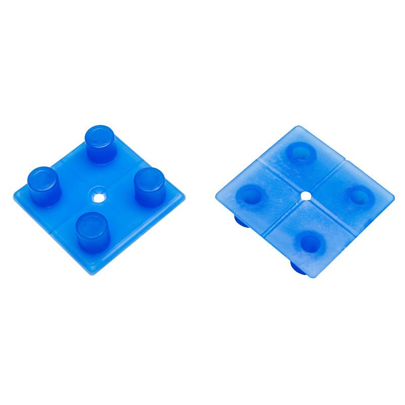 Sportvloer Connector - plastic - voor rubber sportvloertegels van 20 mm