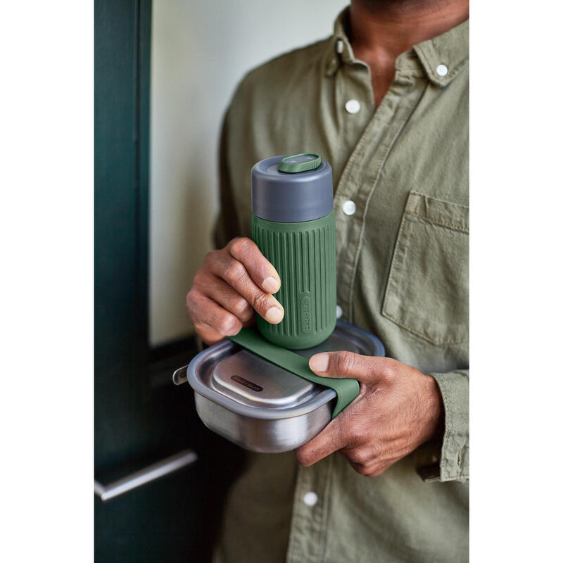 Glass Travel Cup 12oz (340ml) - Olive