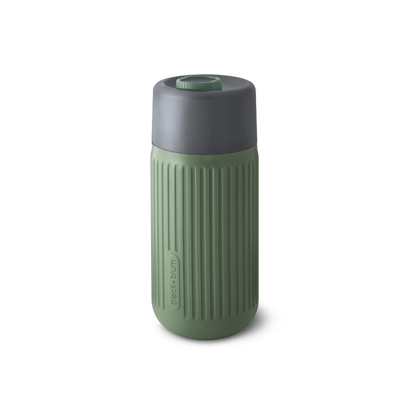 Glass Travel Cup 12oz (340ml) - Olive