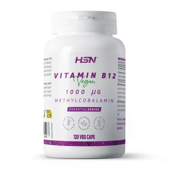 Vitamina b12 (metilcobalamina) 1000mcg - 120 veg caps HSN