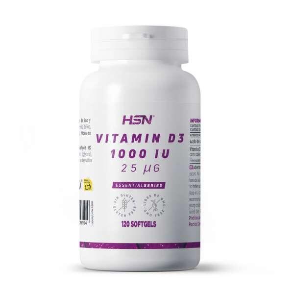 Vitamina d3 1000ui - 120 perlas HSN
