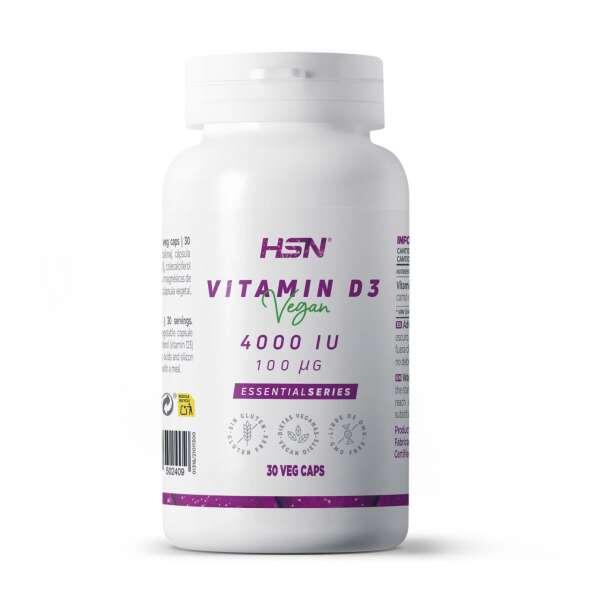 Vitamina d3 vegana 4000ui - 30 veg caps HSN