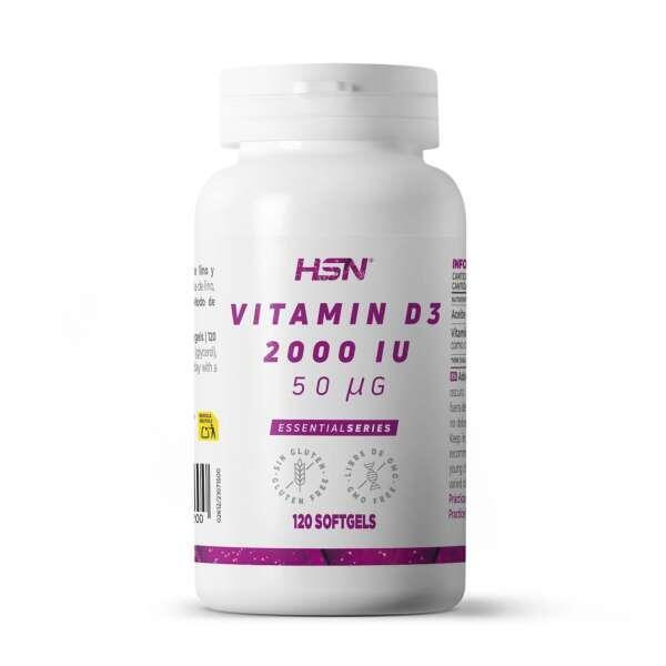 Vitamina d3 2000ui - 120 perlas HSN