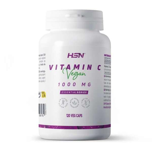 Complemento Alimentar Hsn vitamina 30 1000mg 120 1000 de vegetales 1 gramo por toma pura suministro para mes