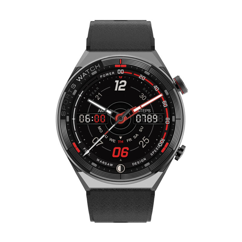 Maverick smartwatch zwart siliconen