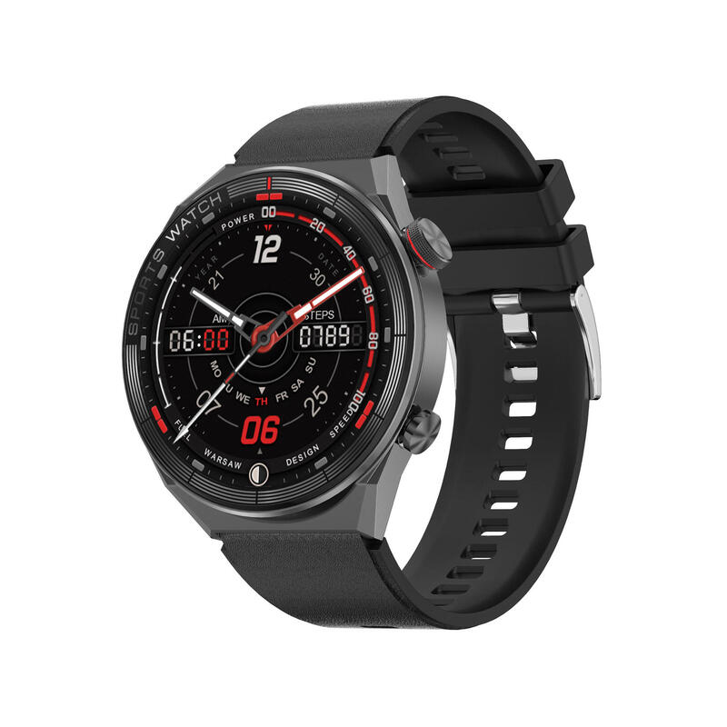 Maverick smartwatch zwart siliconen