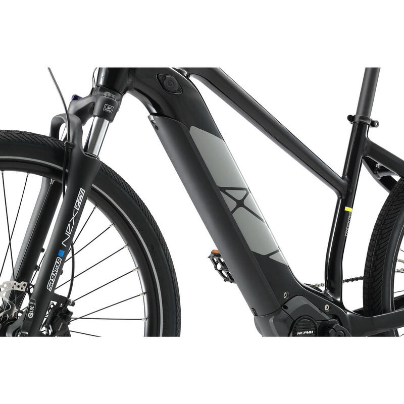 HEPHA E-bike Trekking 7 Long Range 708Wh 80Nm Vélo électrique Lowstep Noir