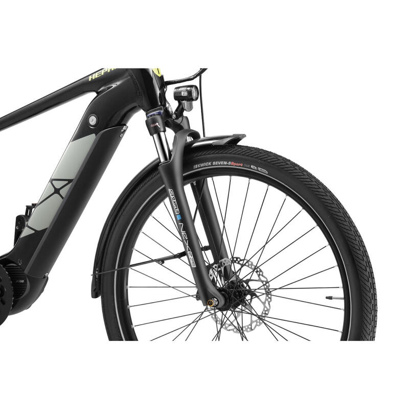 HEPHA E-bike Trekking 7 Long Range 708Wh 80Nm Vélo électrique Lowstep Noir