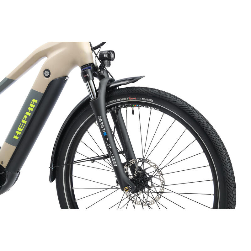 HEPHA E-bike Trekking 7 Performance 708Wh 90Nm Vélo électrique Highstep Sand