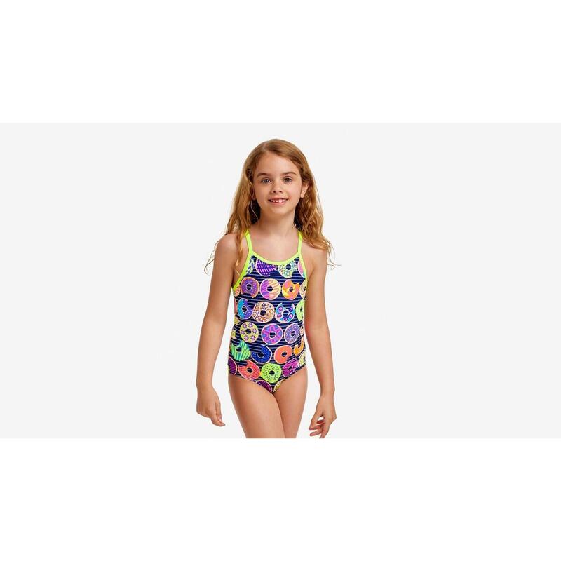 DUNKING DONUTS - TODDLER GIRL PRINTED ONE PIECE - DONUTS