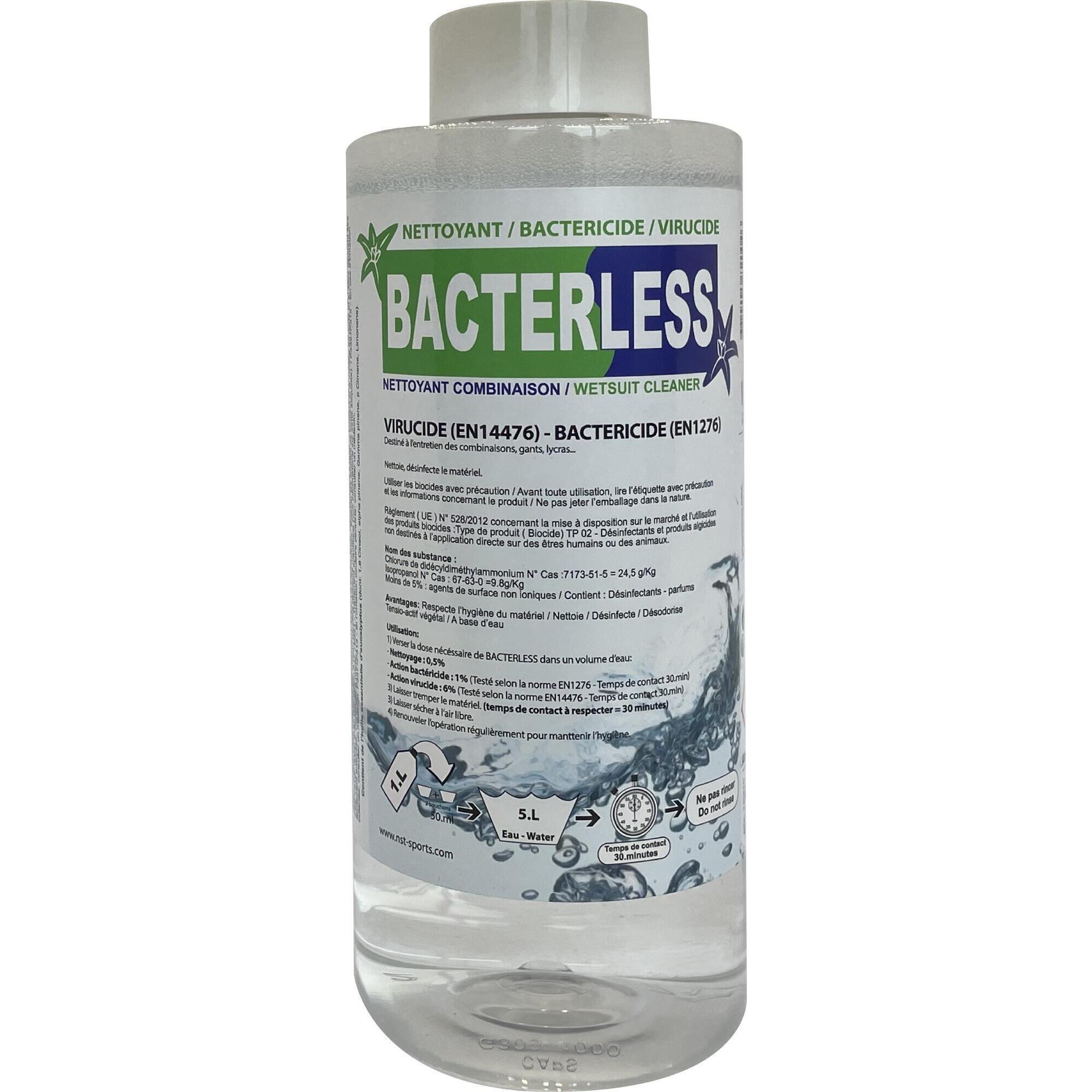 Nettoyant pour Combinaisons et Accessoires Néoprène Bacterless – 1L 1/3