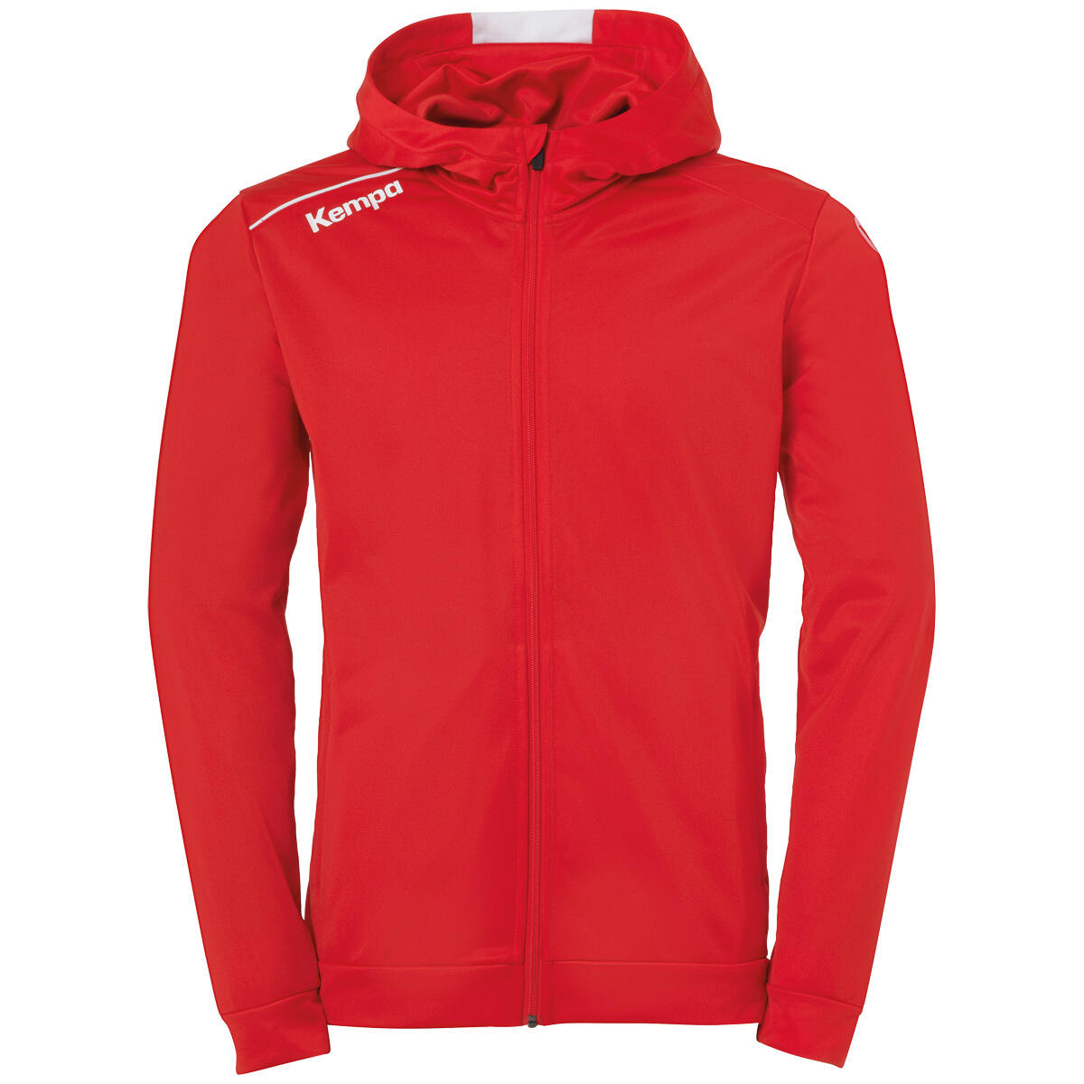 Kempa - Veste D'Entraînement Player Hood Jacket Kempa - Gilet Manches Longues - Blanc|noir|rouge - 40 M - Decathlon