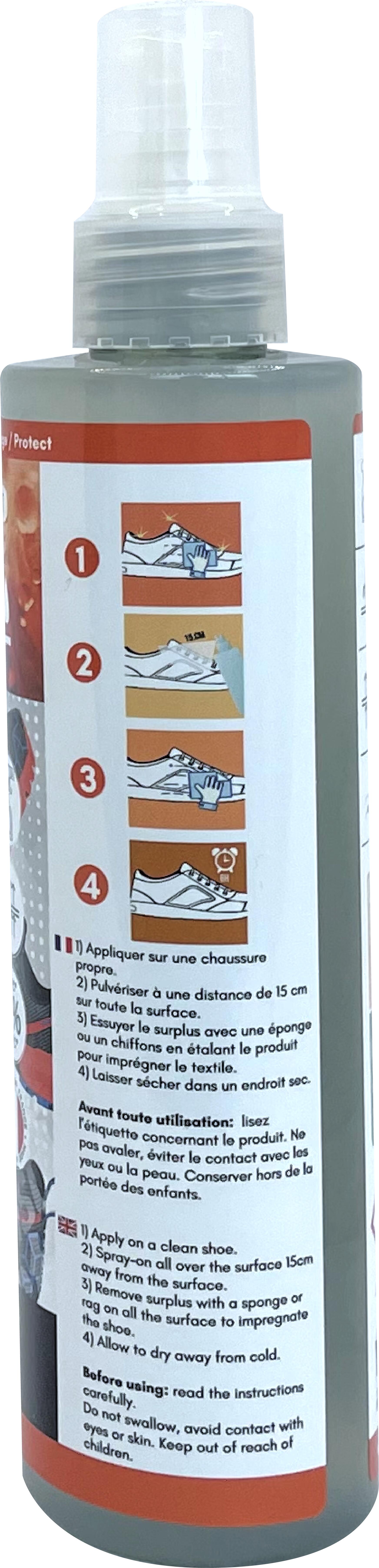 Imperméabilisant - Anti-Tâches en Spray pour tous types de Chaussures (250 ML) 3/4