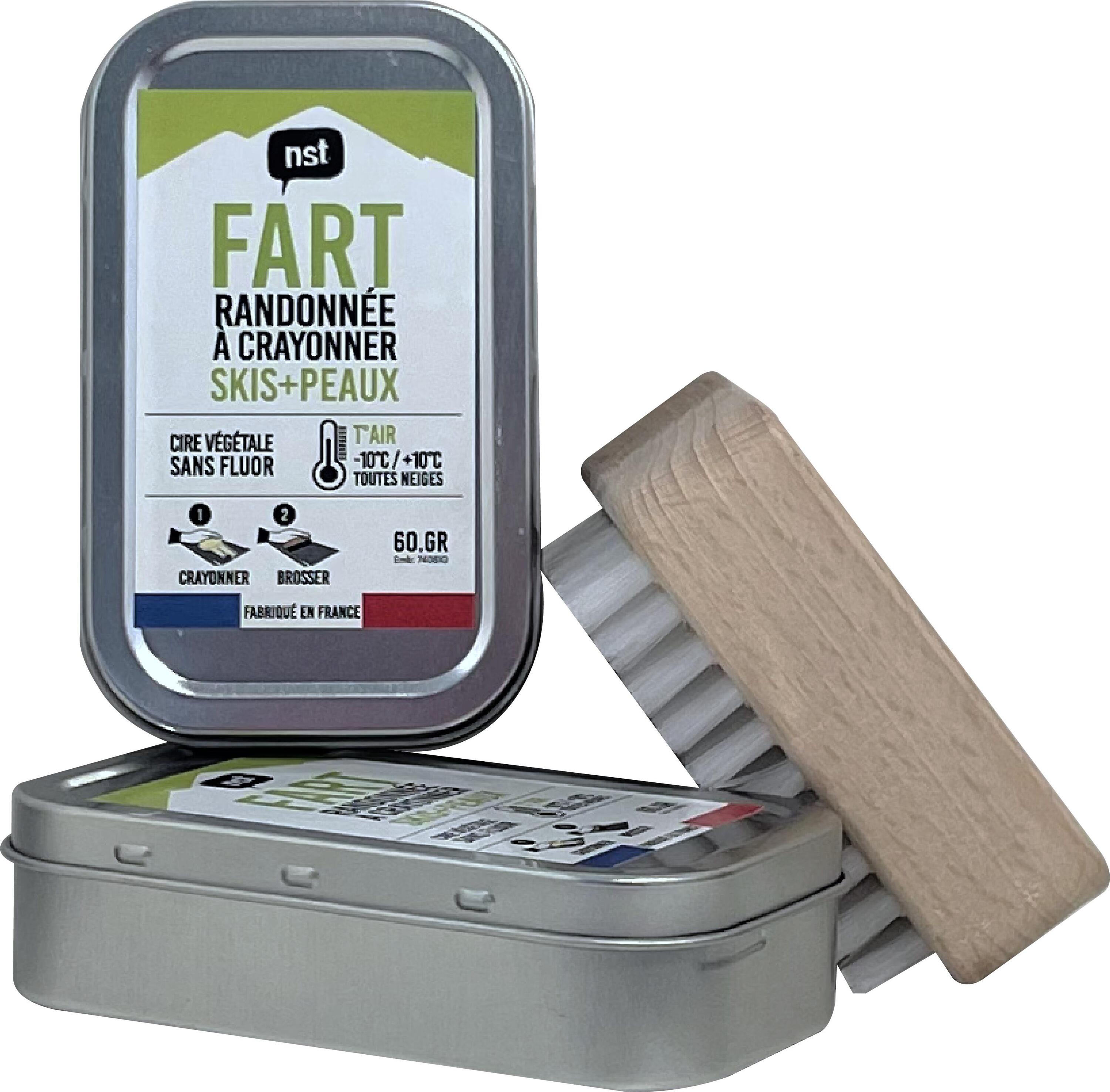 Kit de Fartage À Froid Ski de Randonnée – 2 Fart Ski de Randonnée  + 1 Brosse 2/3