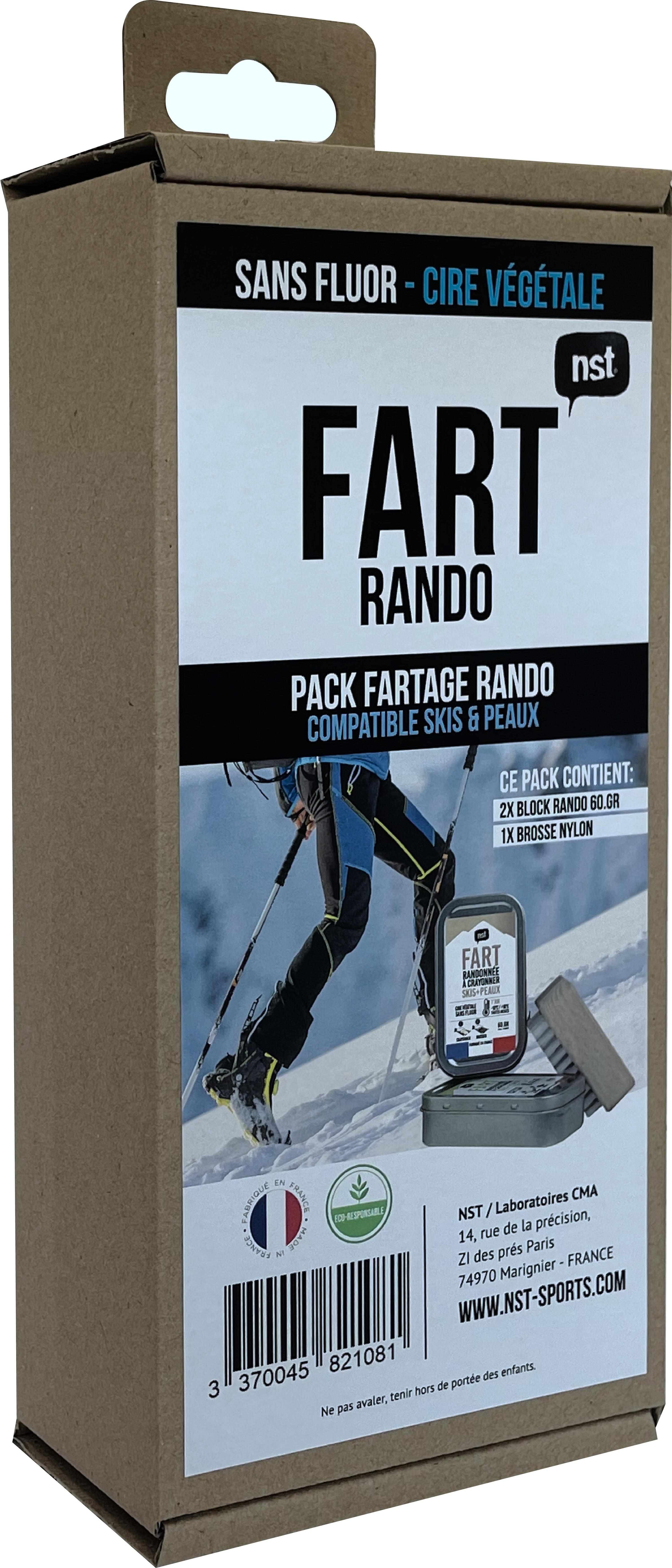 Kit de Fartage À Froid Ski de Randonnée – 2 Fart Ski de Randonnée  + 1 Brosse 3/3