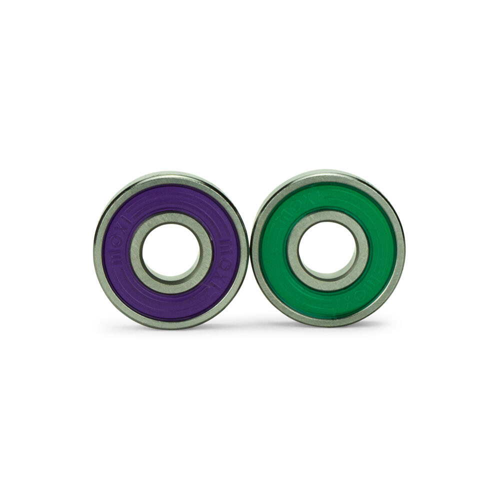 MOXI MIXTAPE TWO-TONED QUAD ROLLER SKATE BEARINGS - SET 16 4/5