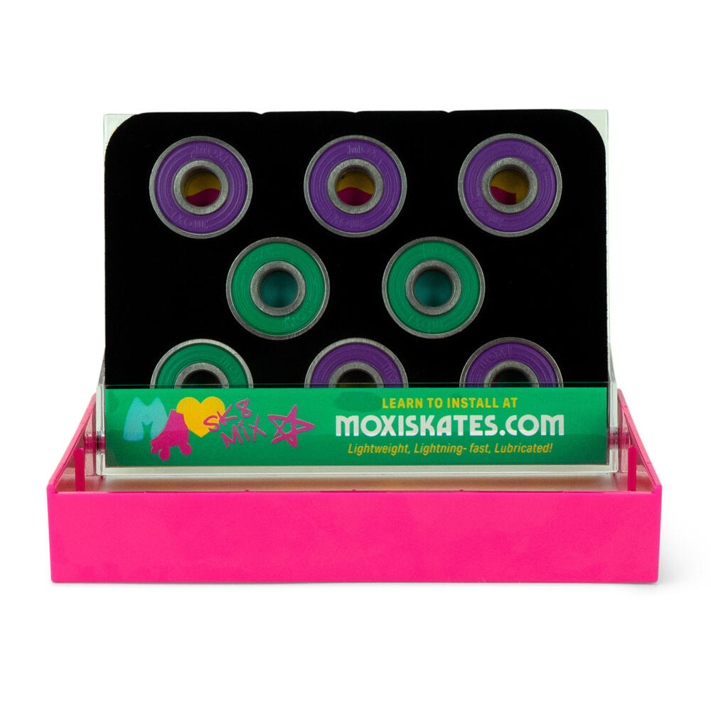MOXI SKATES MOXI MIXTAPE TWO-TONED QUAD ROLLER SKATE BEARINGS - SET 16