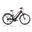 Vélo électrique femme Comfort Sport, 45 cm, 9 vitesses, rouge