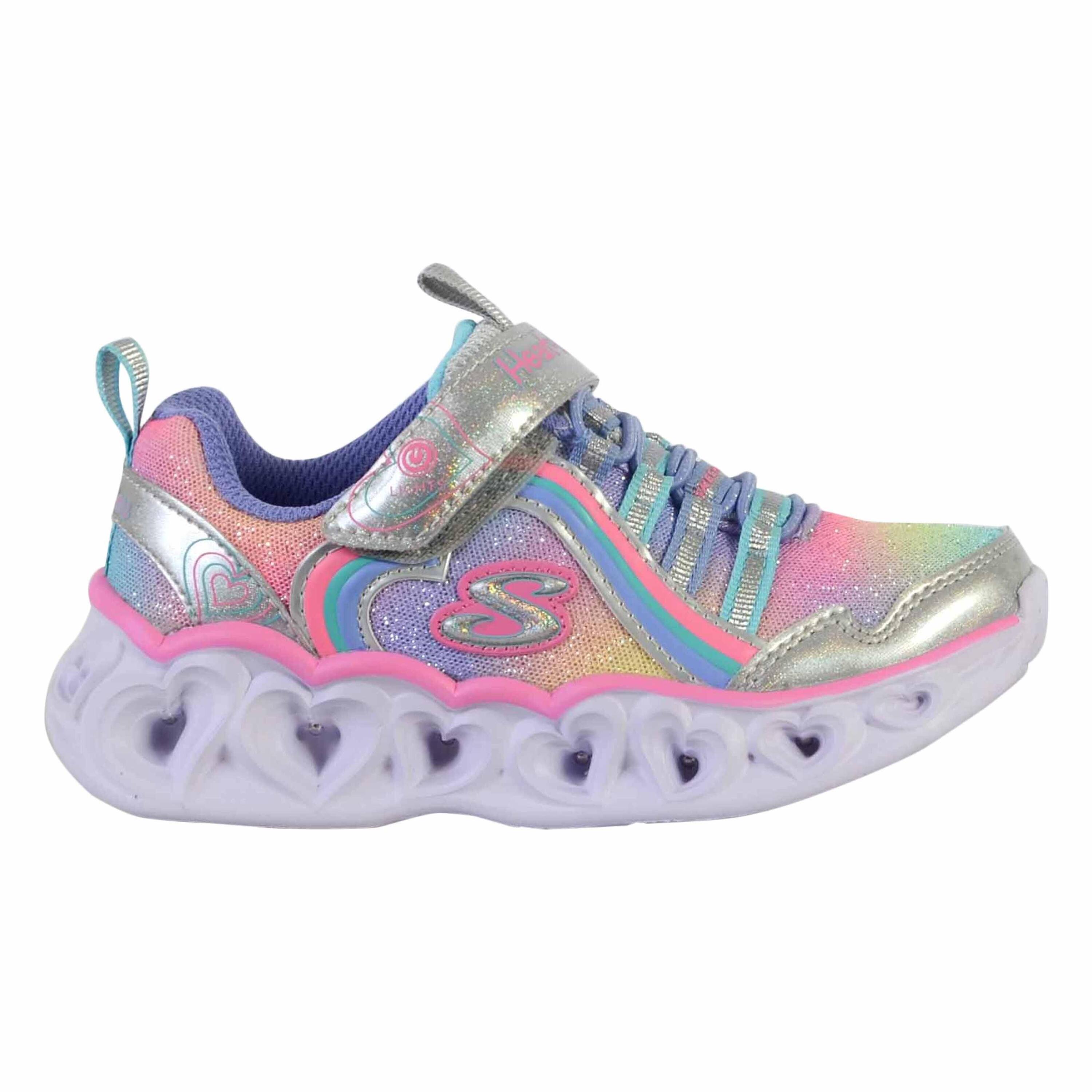 Basket à Scratch Enfant Skechers Rainbow Lux - Enfant 2/5