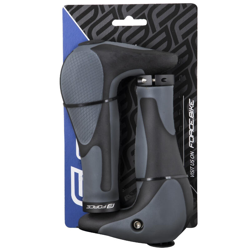 Chwyty rowerowe do kierownicy z rogami Force Gel 113mm 3/3