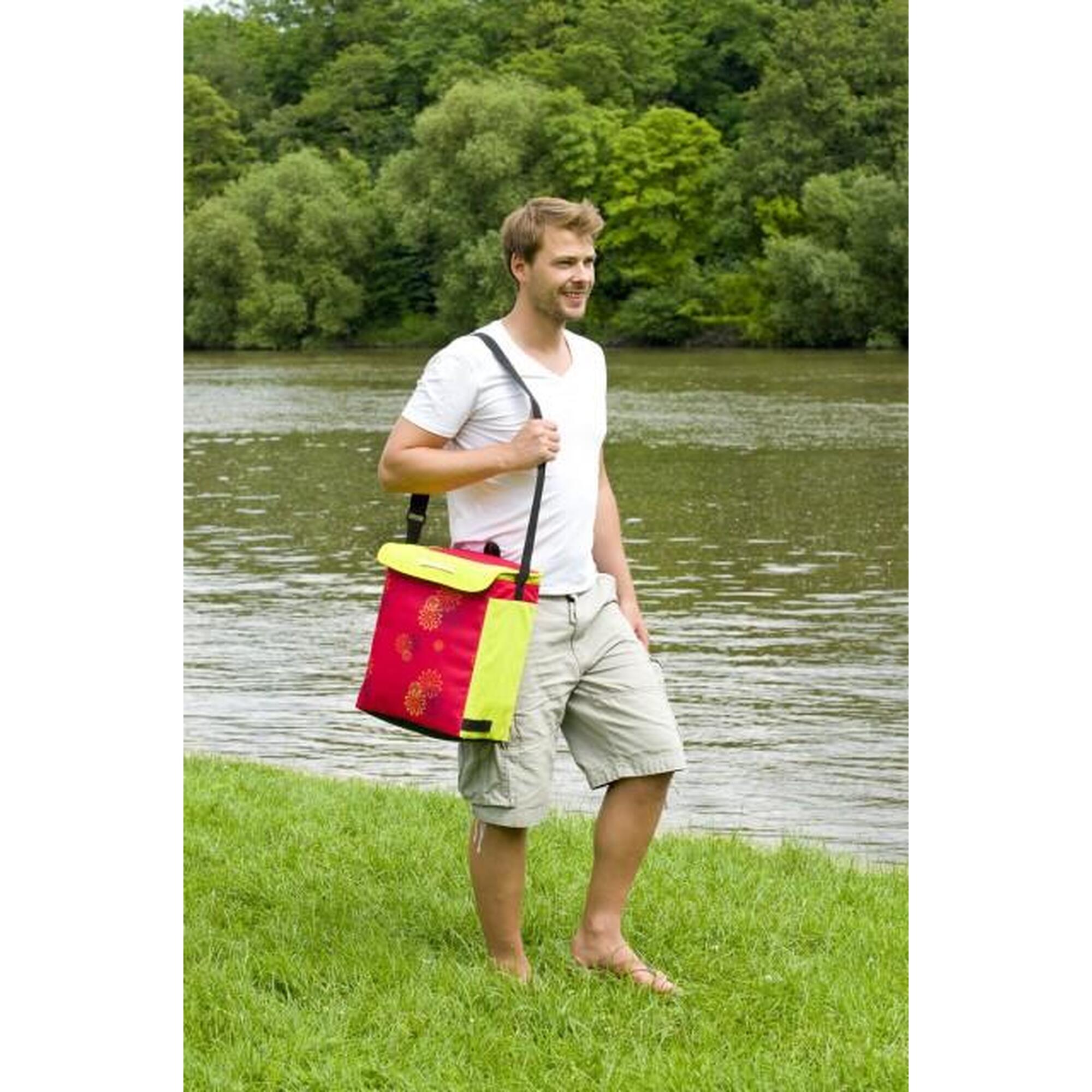 Glacière Souple Campingaz MiniMaxi 9L Pink Daisy - Isotherme, Sangle Ajustable, Poche Latérale, Conservation 9h - 11