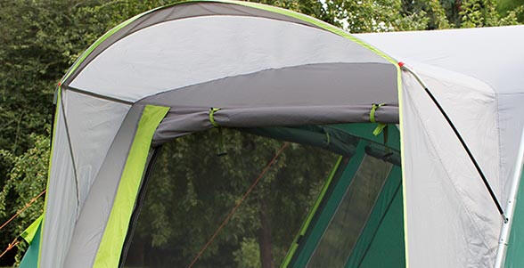 Coleman Mackenzie 4 Blackout Tunnel Tent Green 4/7