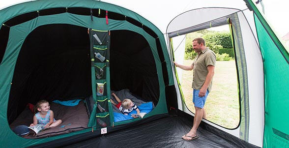 Coleman Mackenzie 4 Blackout Tunnel Tent Green 5/7