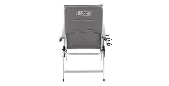 Coleman 5 Position Recliner Chair Aluminium Grey 3/5