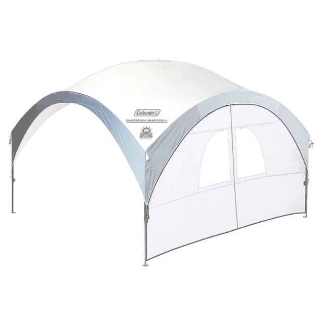 Coleman Fastpitch Event Shelter Pro XL Sunwall & Door White 1/4