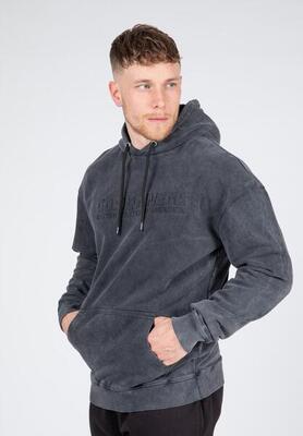 Crowley men's oversized hoodie - washed grijs