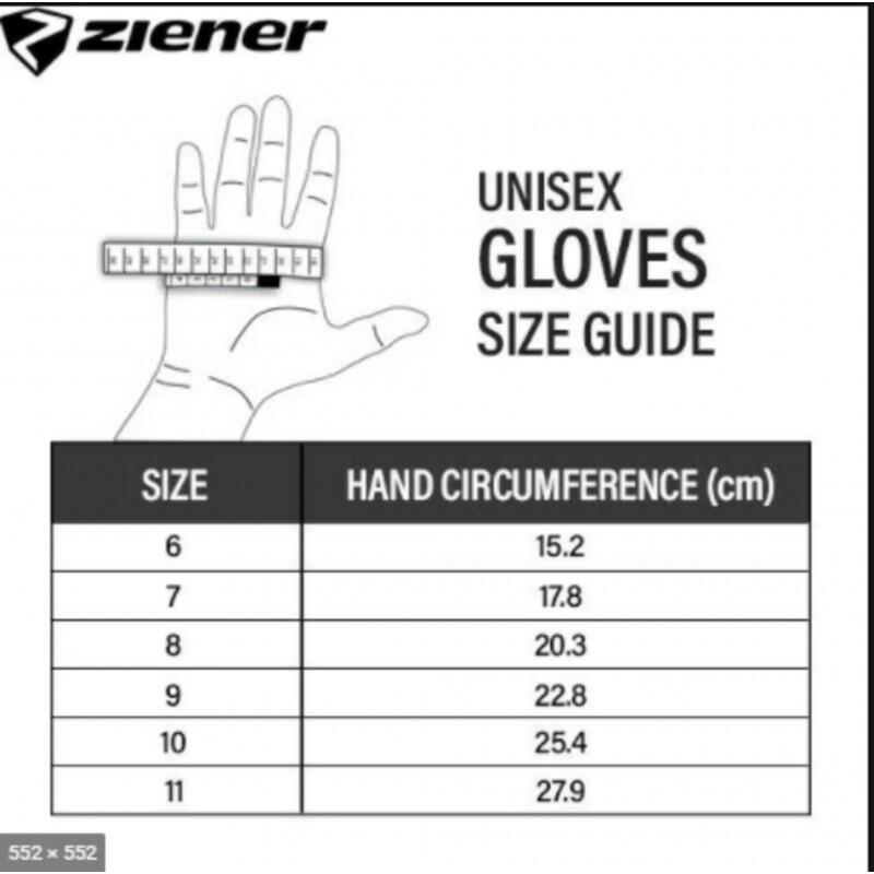 Ziener Gatis - Negro - Guantes Esquí