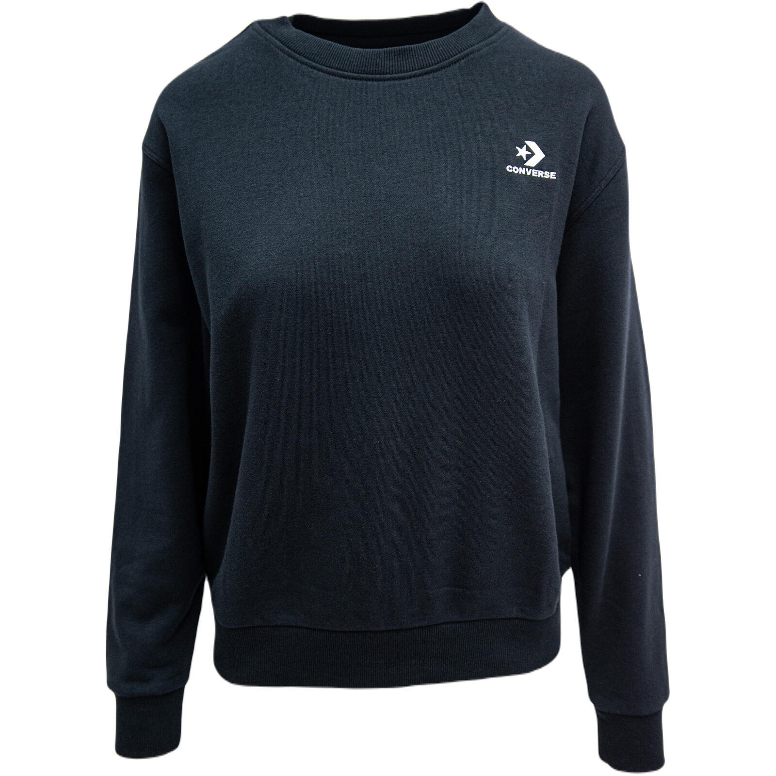 Blusa Converse Foundation Crew, Negro, Mujer 1/5