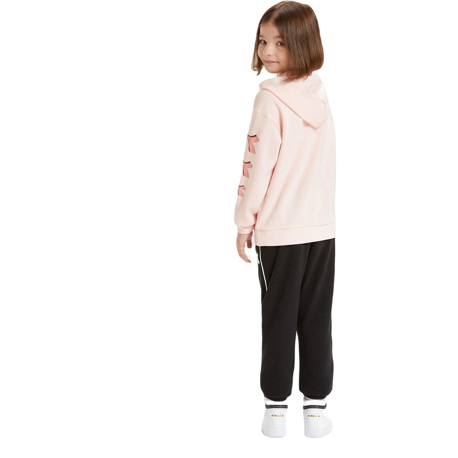 Survêtement Diadora Hd Fz Cubic, Rose, Enfants 2/4