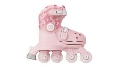 Rollers d'apprentissage évolutifs TWISTA SKATES Roses pointure réglable 30-34