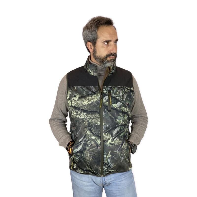 Chaleco De Caza Para Hombre Pasión Morena Soft Shell New Camuflaje Ligero