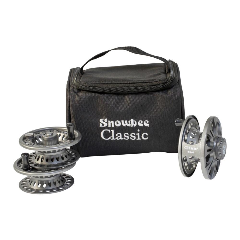 SNOWBEE Snowbee Classic 2 Fly Reel Kits - #5/6 Reel &amp;amp; 2 Spare Spools with Case