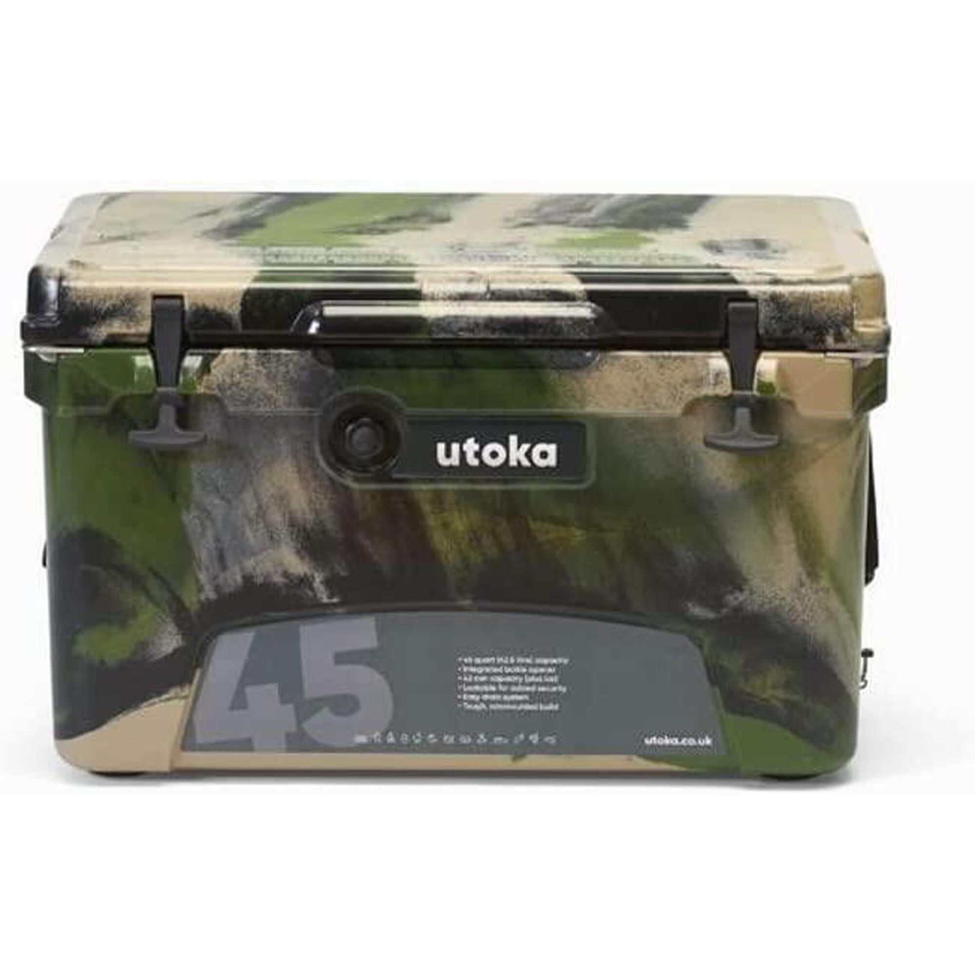UTOKA Utoka 45 Cooler, Portable Hard Cooler With Carry Handle - Camo