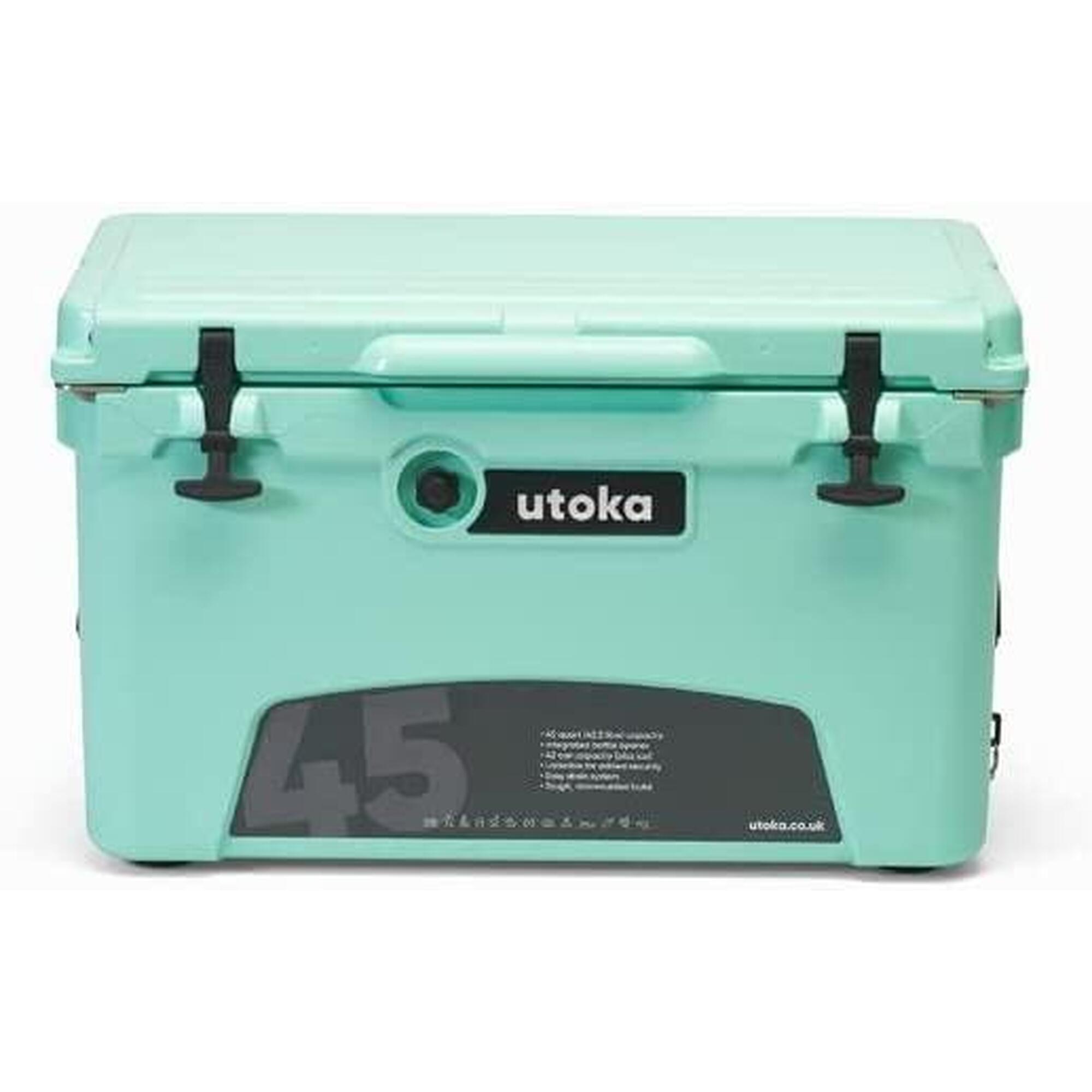 UTOKA Utoka 45 Cooler, Portable Hard Cool box With Carry Handle - Seafoam