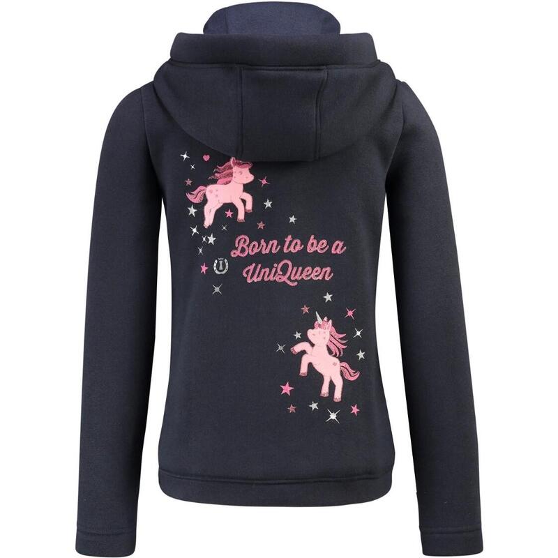 Kinder Sweatjacke IRHUnicorn Sparkle navy