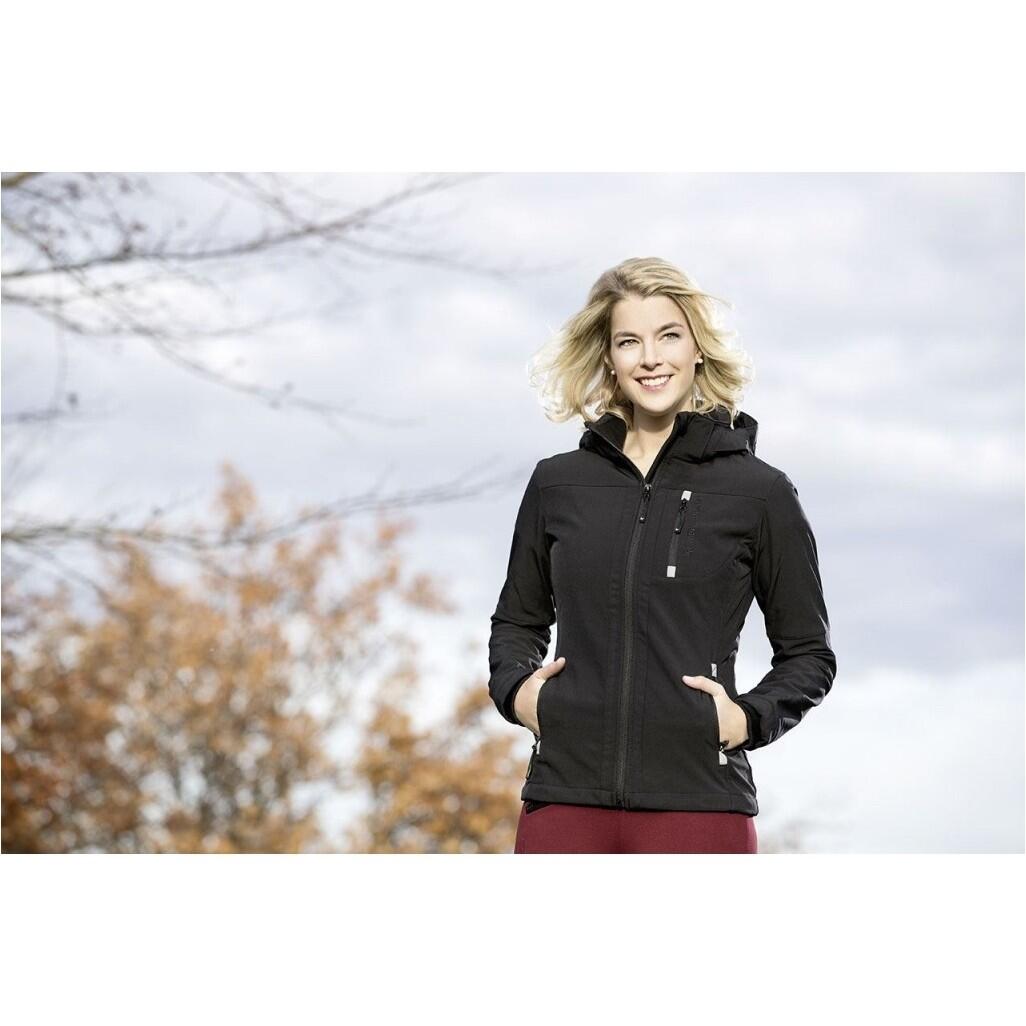 Damen Reitjacke SPORT Softshell schwarz 2/7