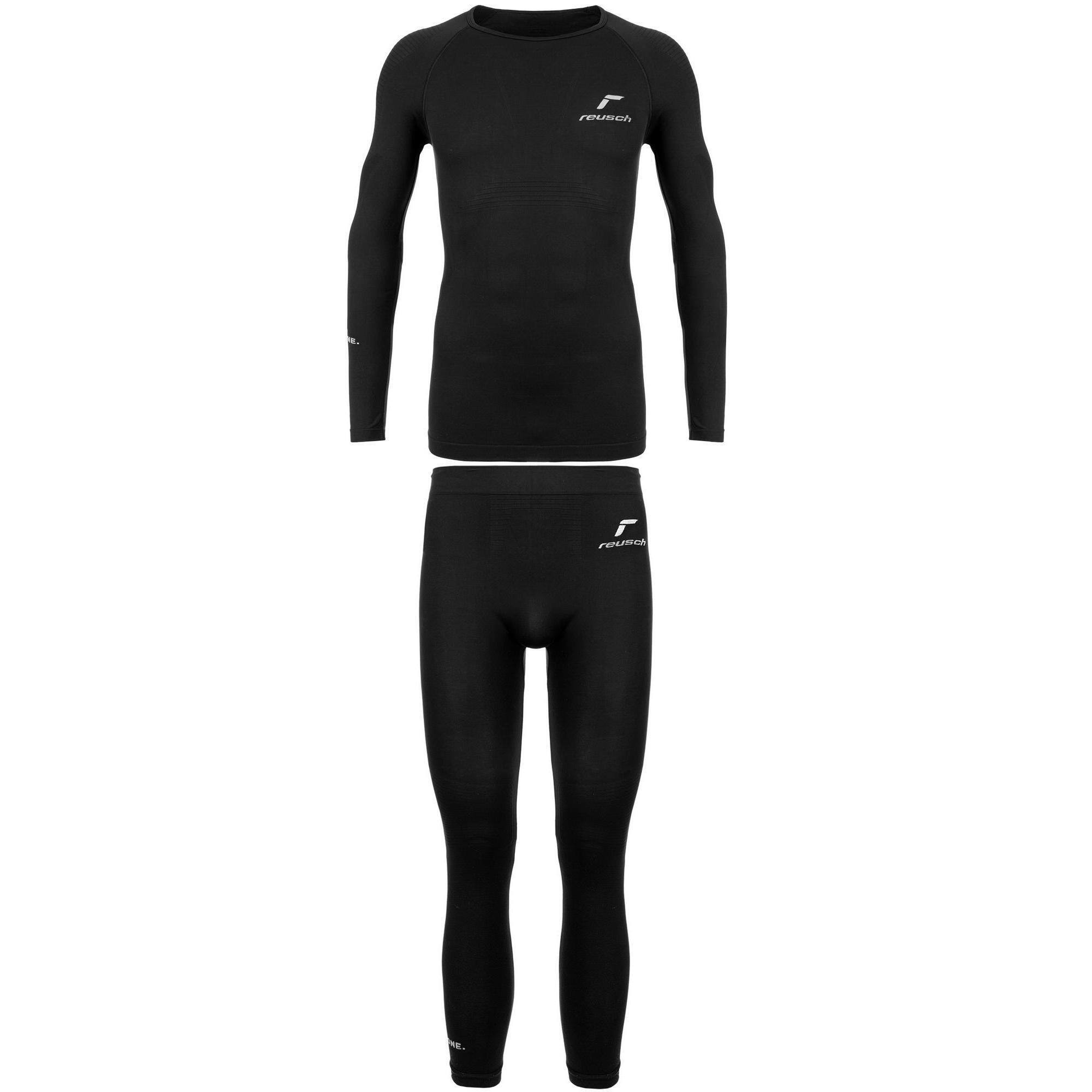 Reusch Completo Calzamaglia e Maglia termica nero 2/5