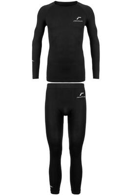 Reusch Completo Calzamaglia e Maglia termica nero