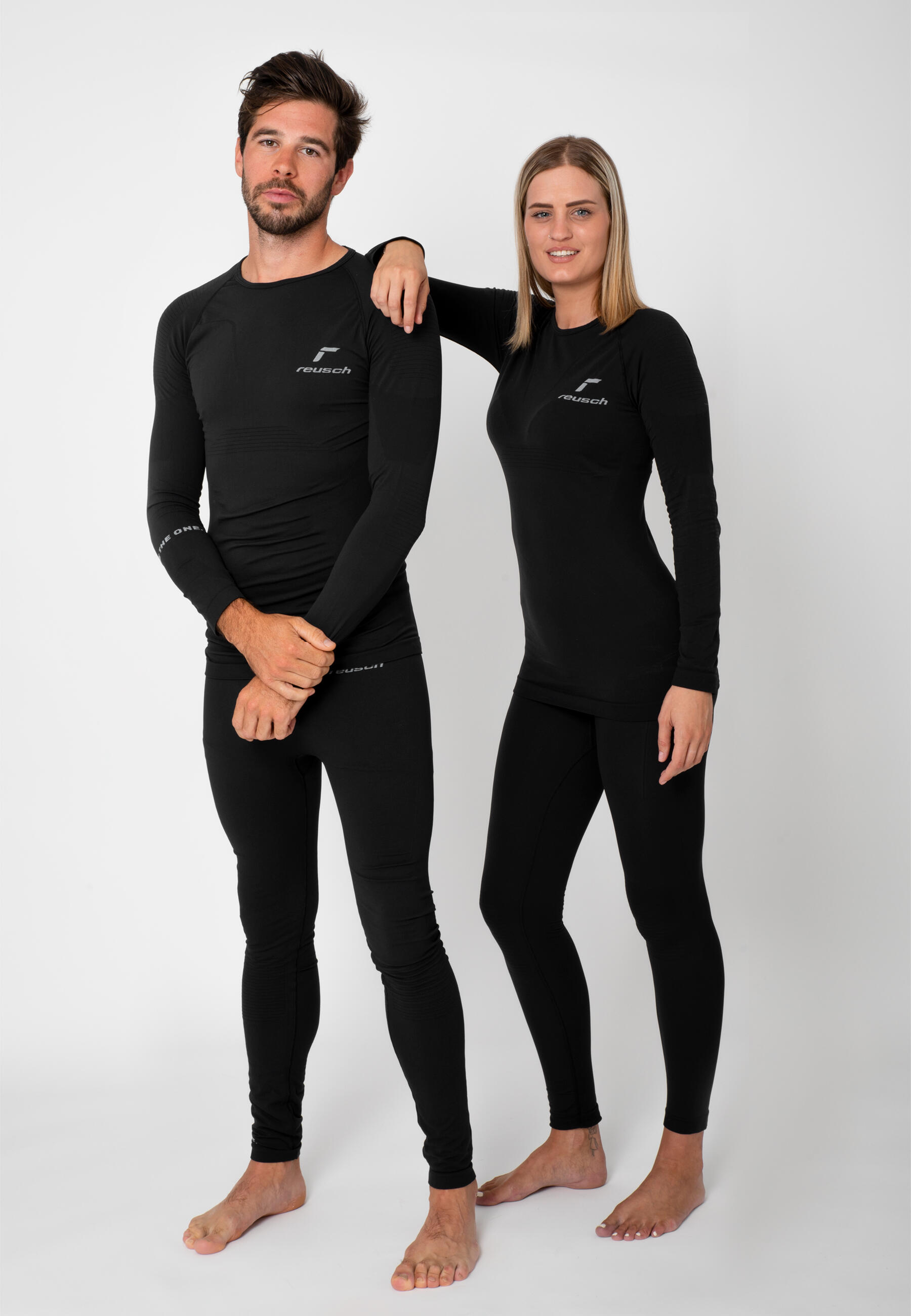 Reusch Completo Calzamaglia e Maglia termica nero 5/5