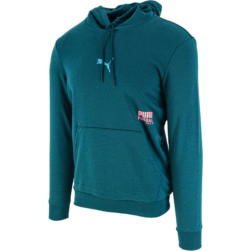 Sudadera Puma Fussball Street, Verde, Unisexo