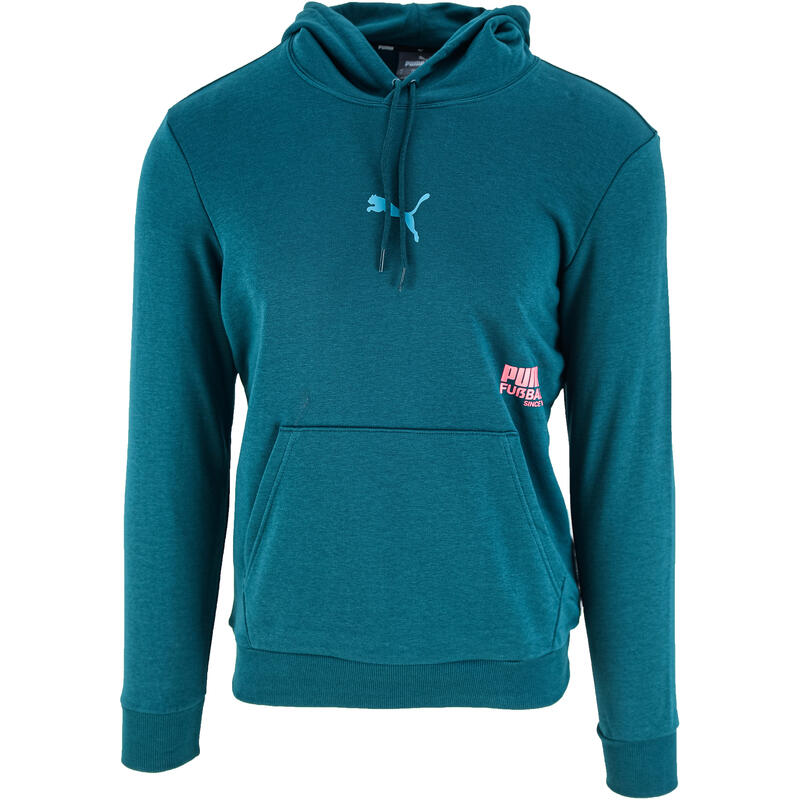 Sudadera Puma Fussball Street, Verde, Unisexo